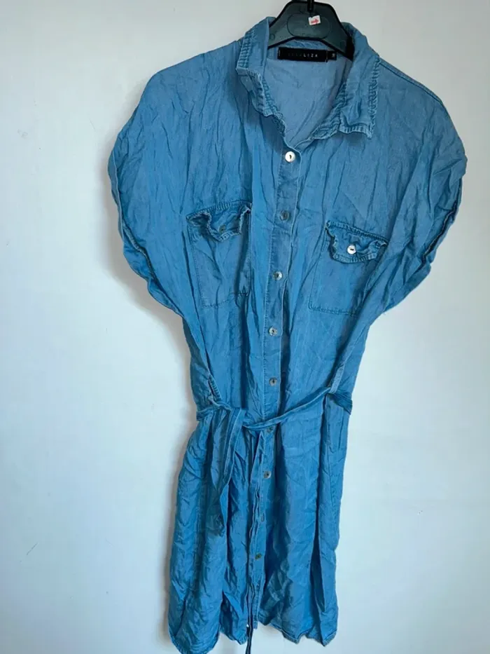Robe en jean femme taille 38 lolaliza - photo numéro 2