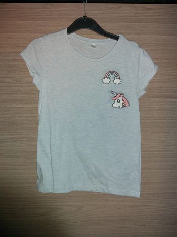 Tshirt unicorn zeeman taille 146/152 11/12 ans