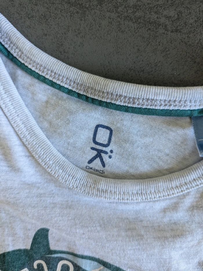 Lot tee shirts été bébé garçon Okaïdi 4 ans - photo numéro 4