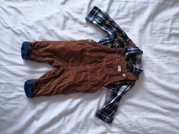 Ensemble  chemise salopette