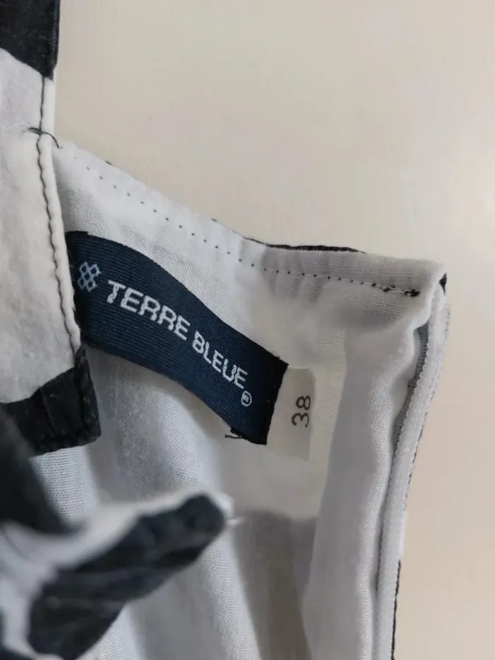 Robe à bretelles Terre Bleue taille 38 - photo numéro 6
