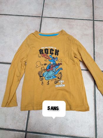 T-shirt ML dragon rockeur