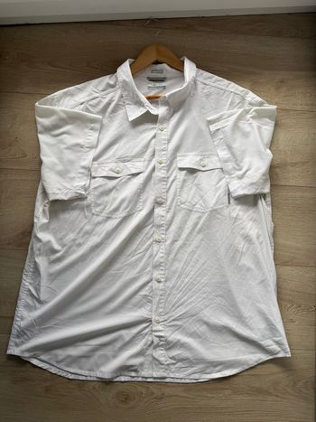 Chemise Columbia Blanche Manches Courtes – Dos Ventilé – Taille XXL