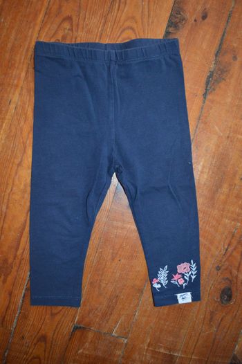 Legging marine 12/18 mois