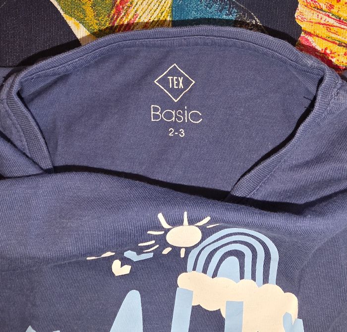 Tee-shirt ML bleu 2-3 ans - photo numéro 4