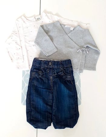 Ensemble Tape a l'oeil/Obaibi - 6M