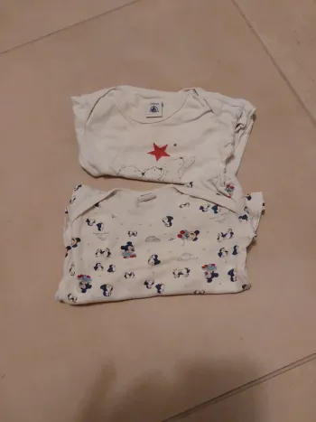 Lot de 2 bodies manches longues