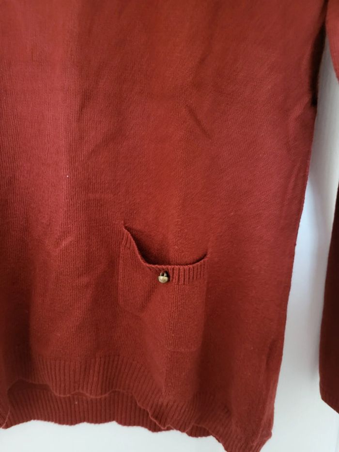 Pull marron camaïeu - photo numéro 3