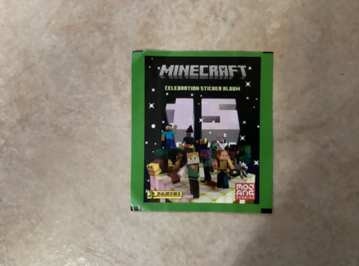 Panini - Minecraft Celebration 15 ans - Lot de 20 Pochettes Neuves - photo numéro 2