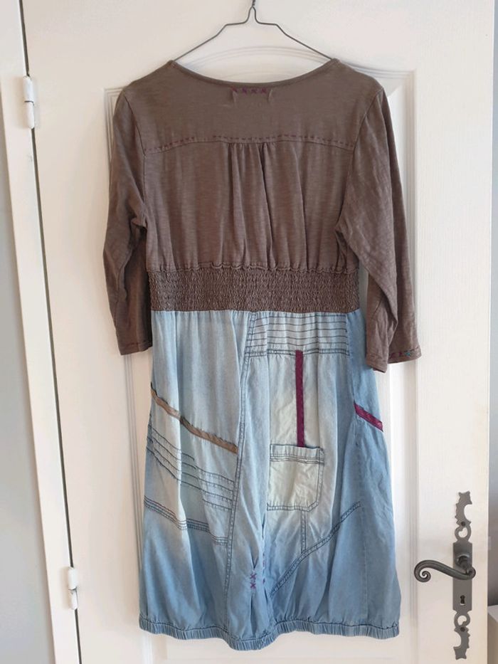 Robe jeans et tissus - photo numéro 2