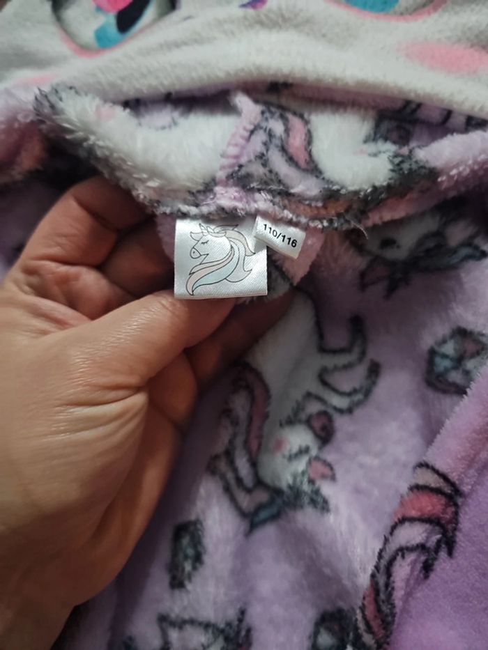 Robe de chambre / peignoir licorne taille 110 116 - photo numéro 4
