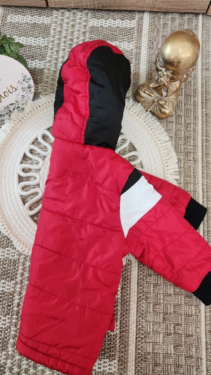 Manteau garçon 12mois Lee Cooper Rouge Blanc - photo numéro 10