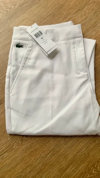 Pantalon Lacoste blanc