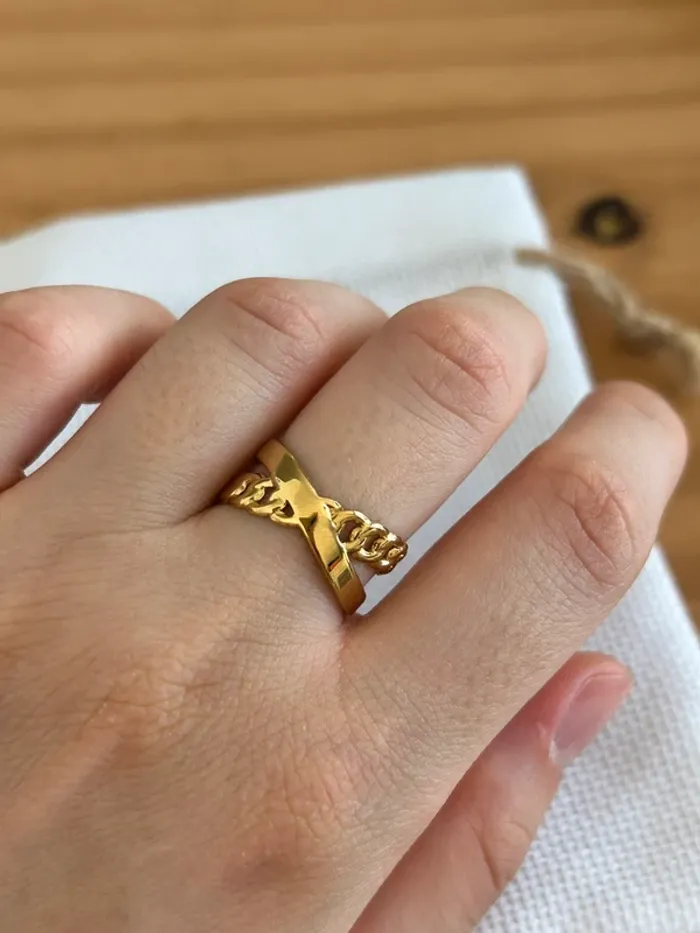 Bague dorée Louyetu - photo numéro 2