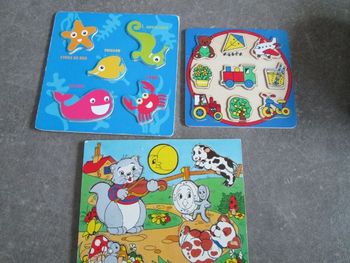 Lot de puzzles encastrables