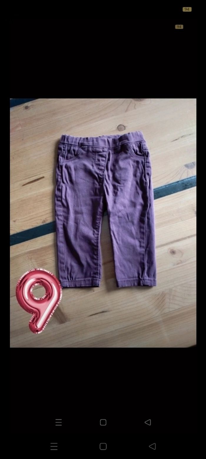 Pantalon fille 9 mois