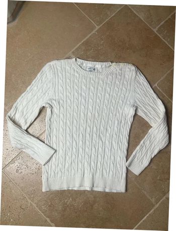 Pull vintage torsadée croft & barrow taille L