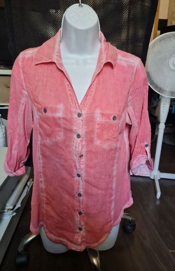 Chemise manches repliables