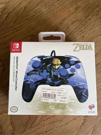 Manette switch Zelda scellée