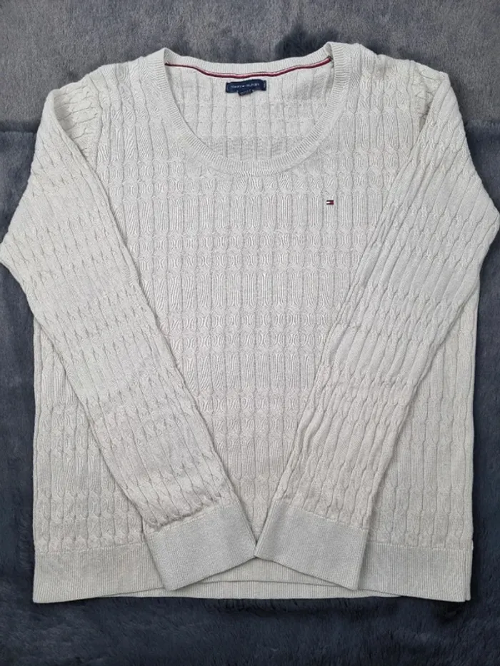 Sweat Tommy Hilfiger beige, M Femmes - photo numéro 3