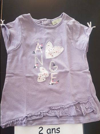 T-shirt mc Ange 2 ans