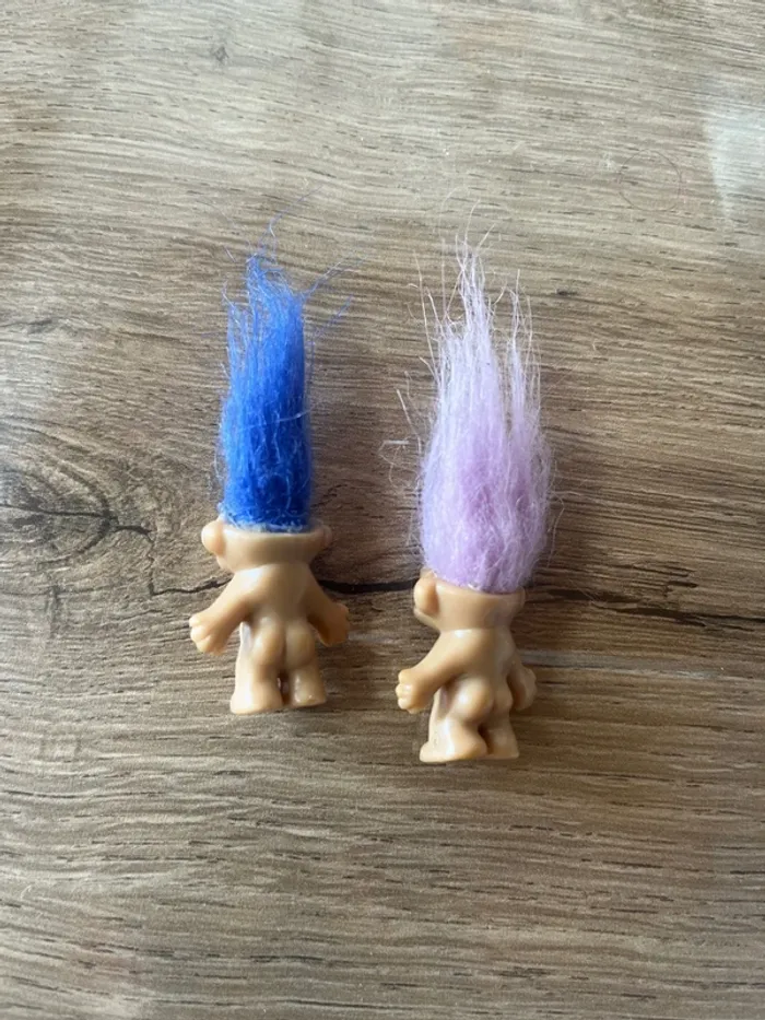 Lot de 2 minis trolls - photo numéro 3