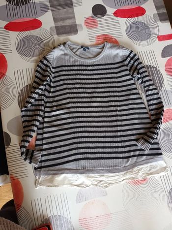 Pull trompe l'œil taille 38 40 🚺