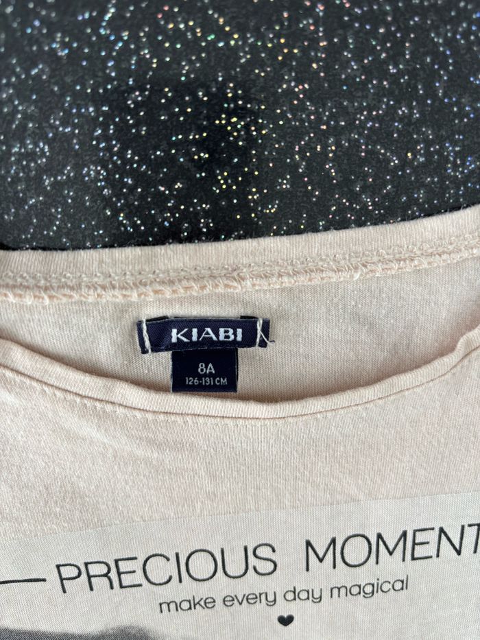 Kiabi - t-shirt ML chat fille 8 ans - photo numéro 2