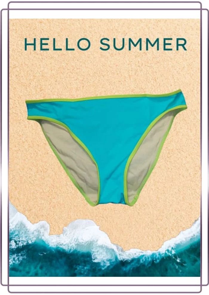 Culotte maillot de bain red point