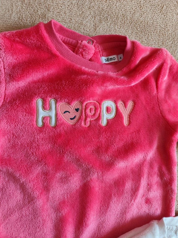 Lot de 2 sweats en maille peluche chine 4 ans Gémo - photo numéro 3