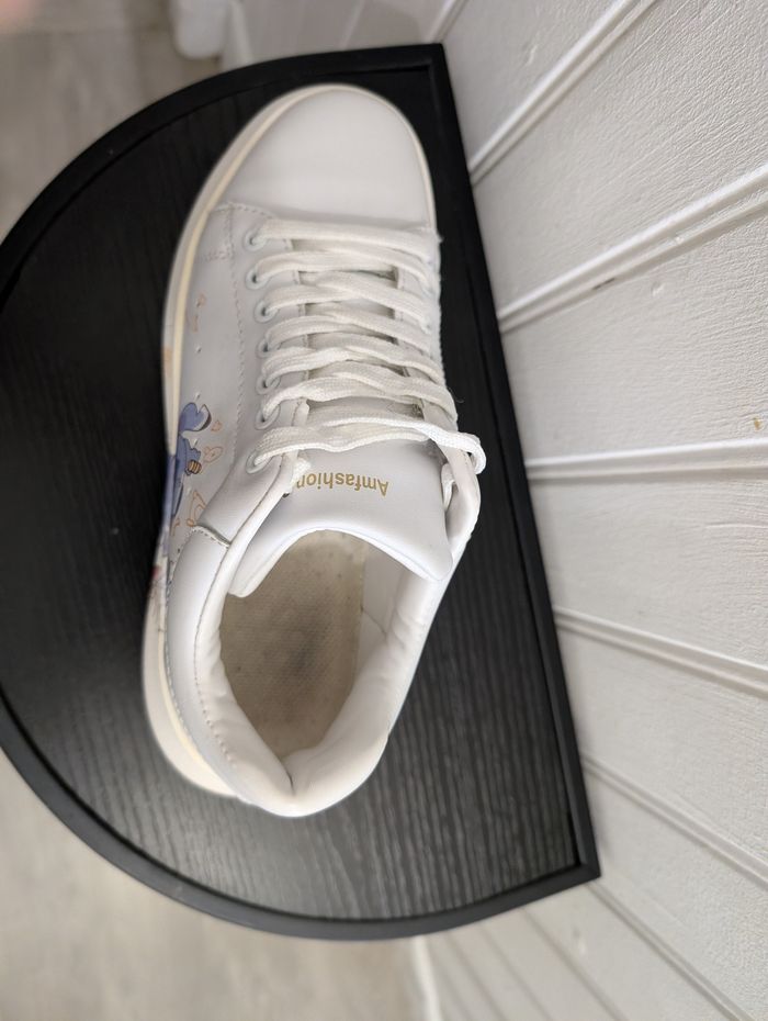 Baskets Blanches Plateforme Dessin Stitch - Amfashion Sport T. 38 - photo numéro 8