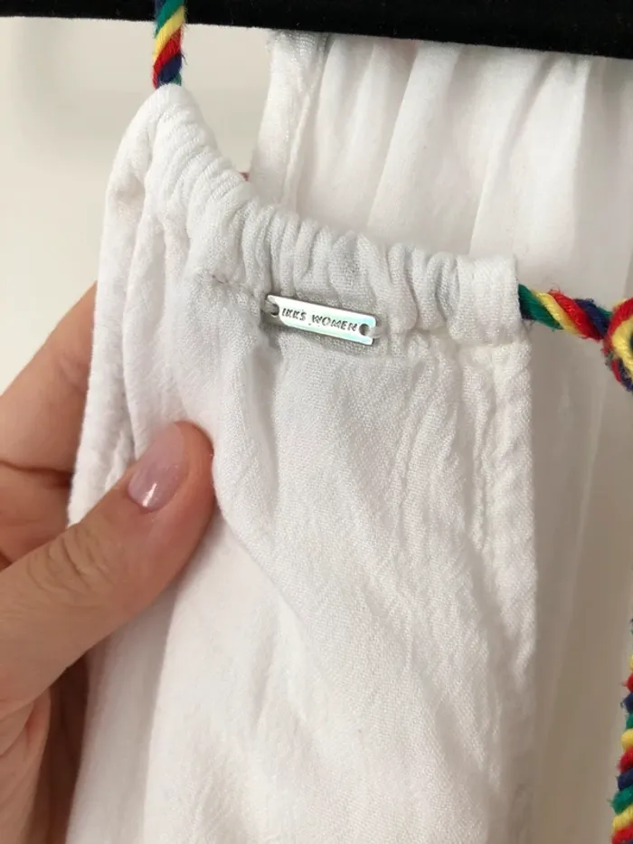 Robe longue blanche IKKS taille 36 - photo numéro 8
