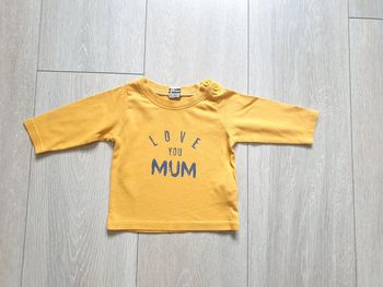 Maillot manche longue moutarde.  Garçon 3 mois. Marque Tape à l'oeil