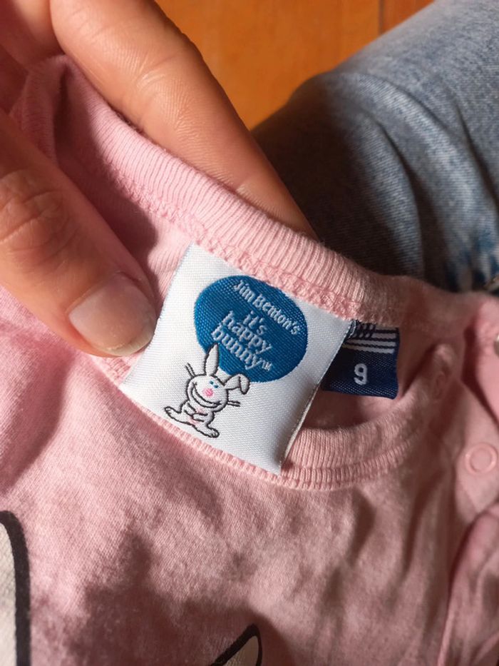 Beau T-shirt 100% coton 6 a 12 mois - photo numéro 3