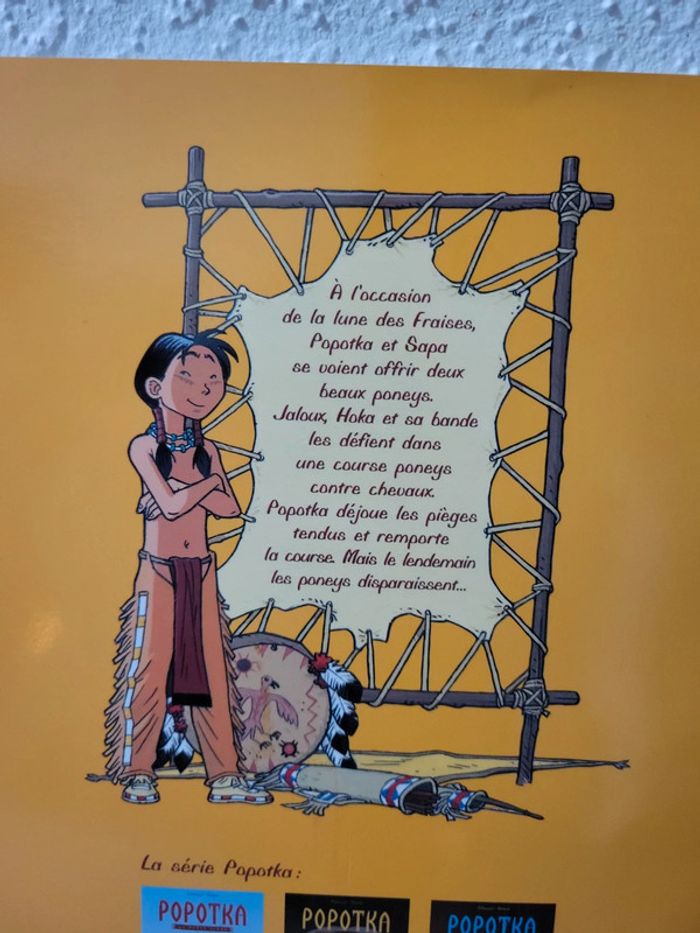 Bd enfant sympa CE1 "Popotka- Le petit sioux" - photo numéro 5
