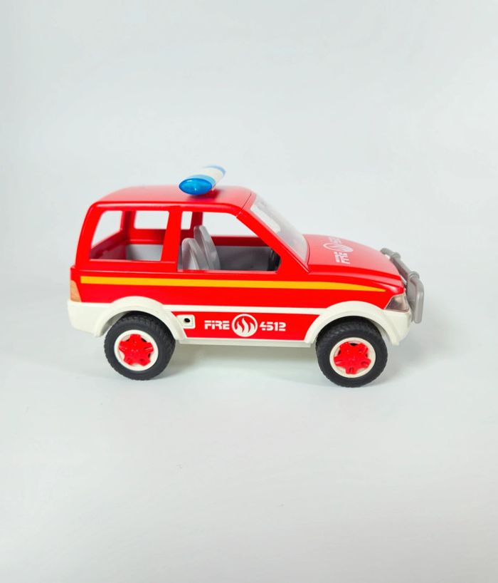 Playmobil Voiture de Pompier Rouge - photo numéro 7