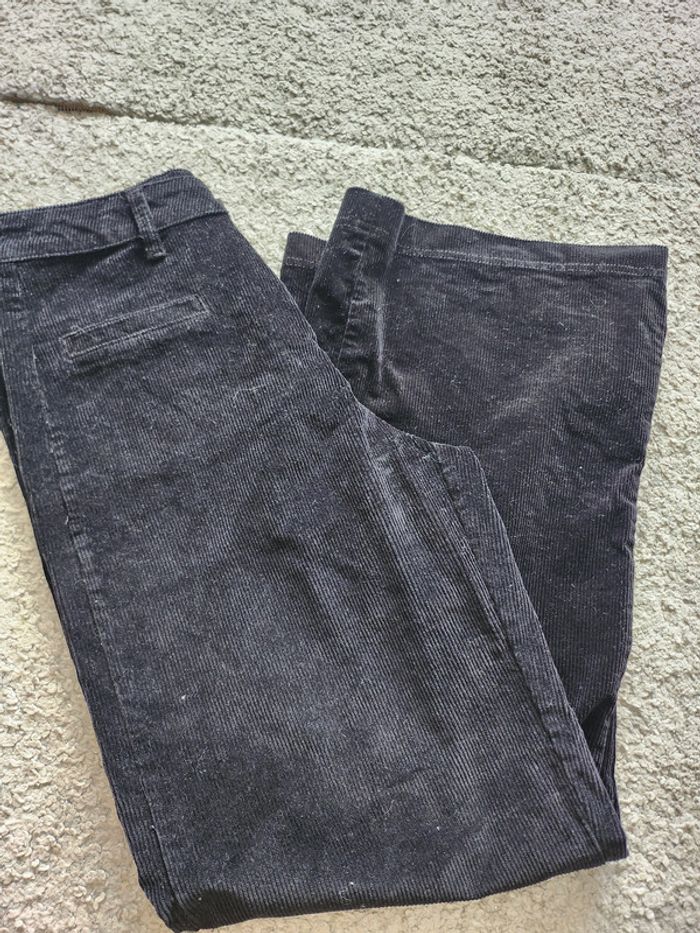 Pantalon large en velours oraije taille 36 - photo numéro 3