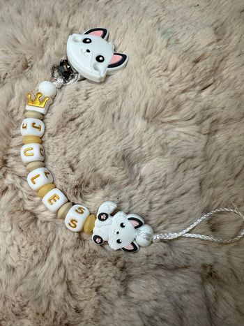 Attache tétine renard