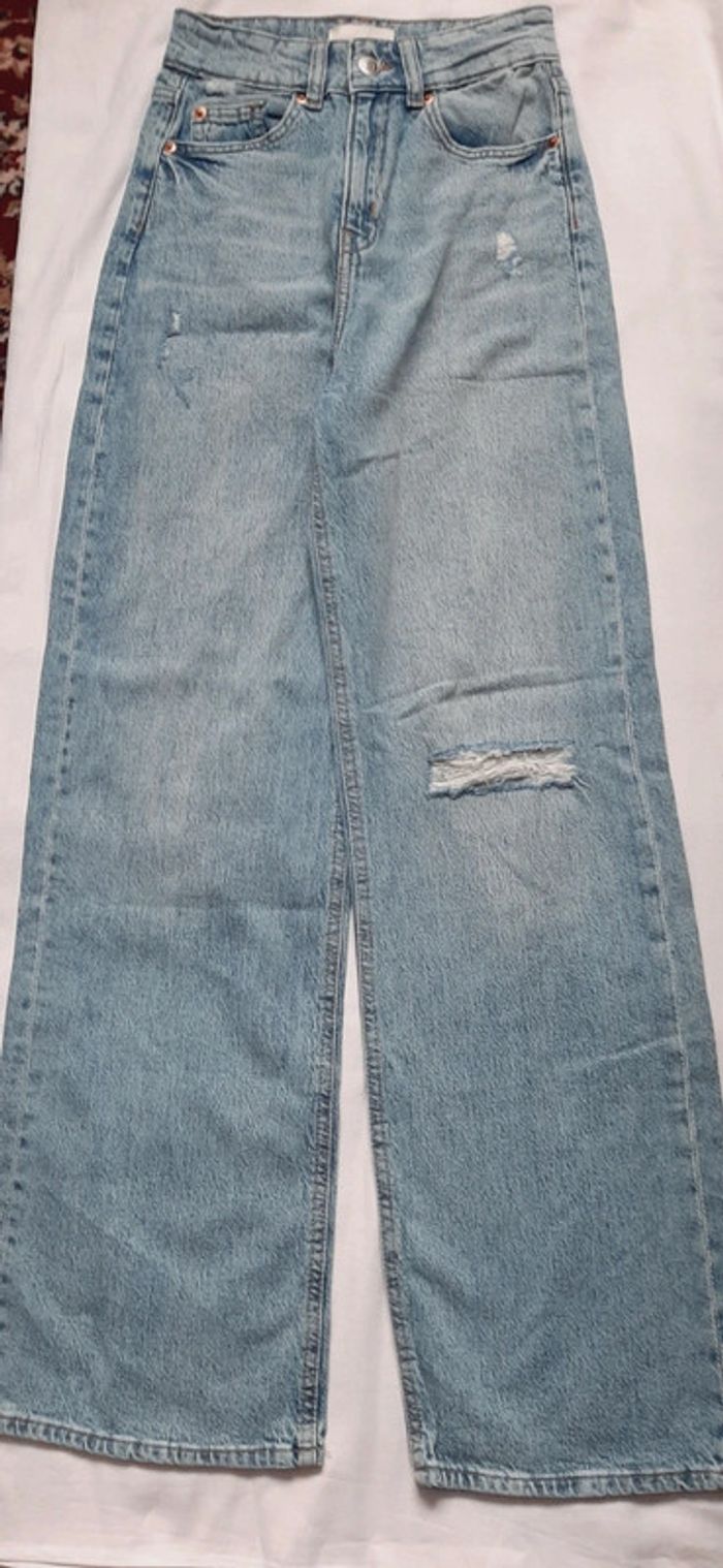 Jeans évasés troués