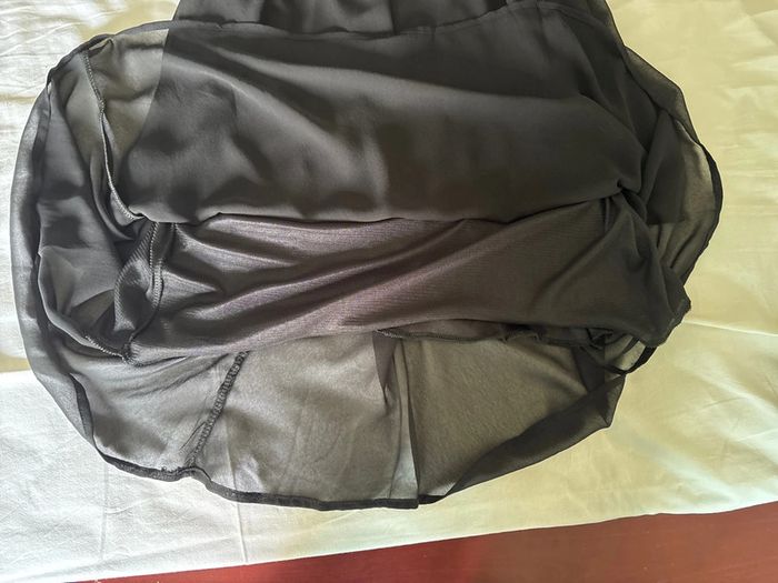 Robe noire courte taille l - photo numéro 3