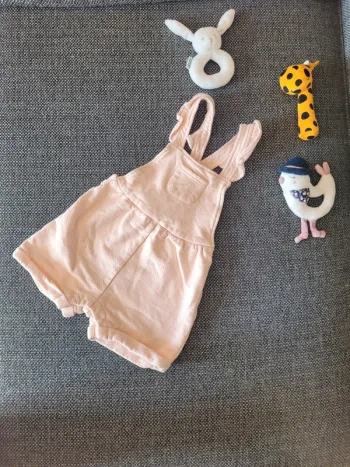 Salopette short fille TAO 36 mois