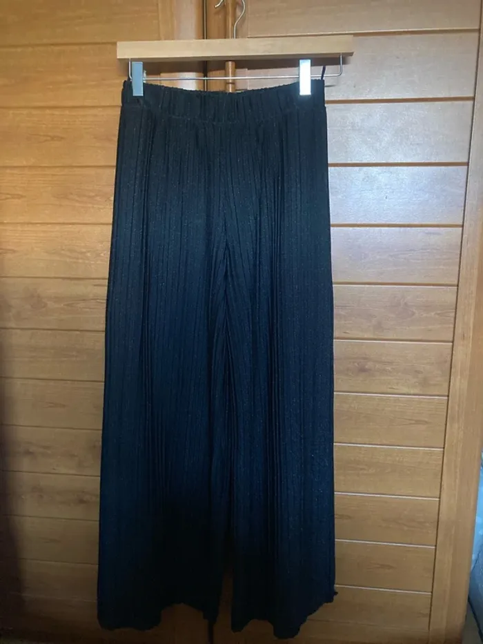 Pantalon femme fluide large S plissée