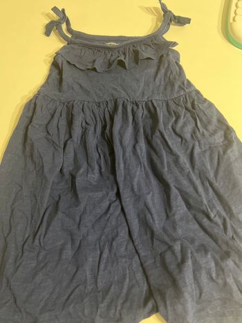 Robe bleue roi vert baudet 5 ans