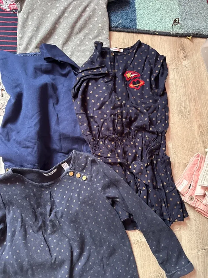 Lot 12 jolies robes automne hiver fille 8 ans - photo numéro 5