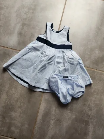 Ensemble robe avec culotte bouffante
