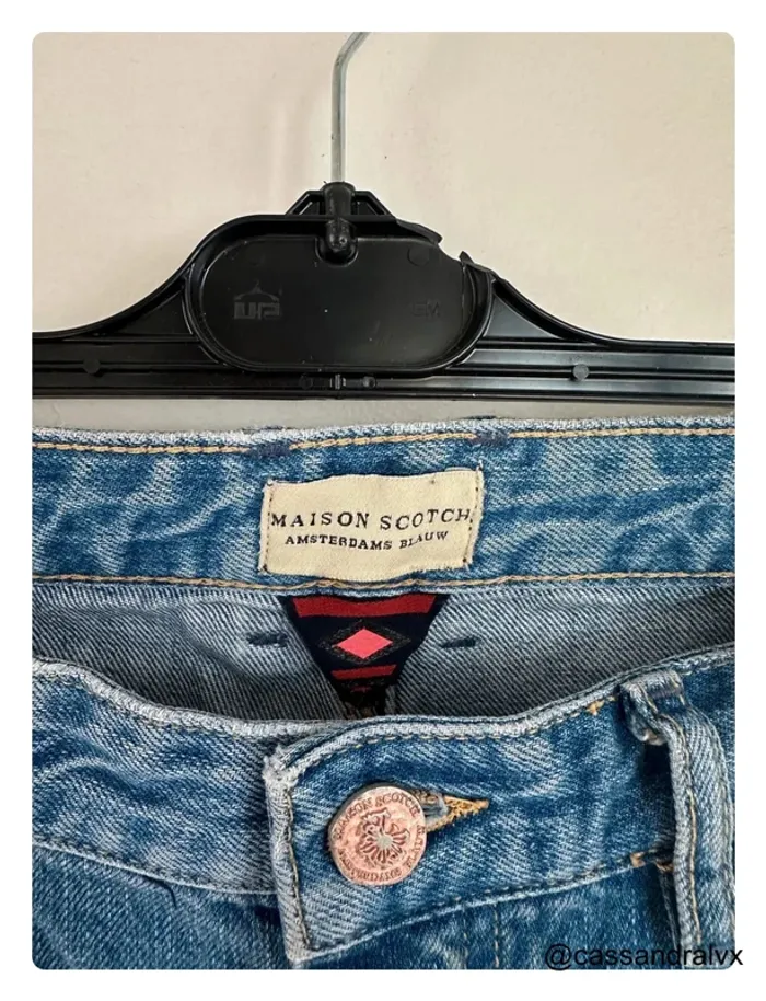 Jean bleu troué - Maison Scotch - photo numéro 3