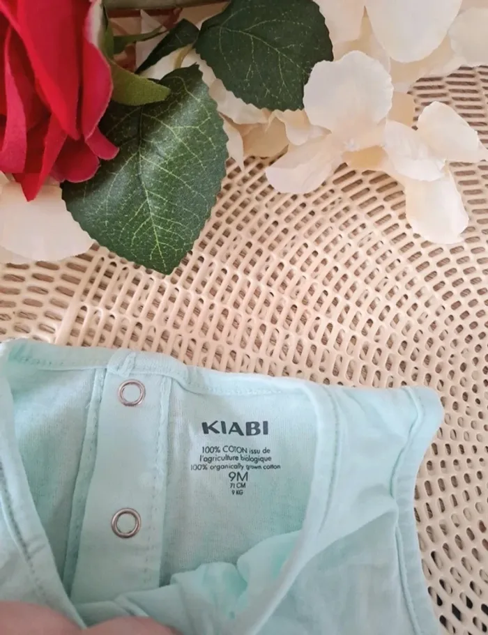 Barboteuse, taille 9 mois, marque kiabi - photo numéro 2