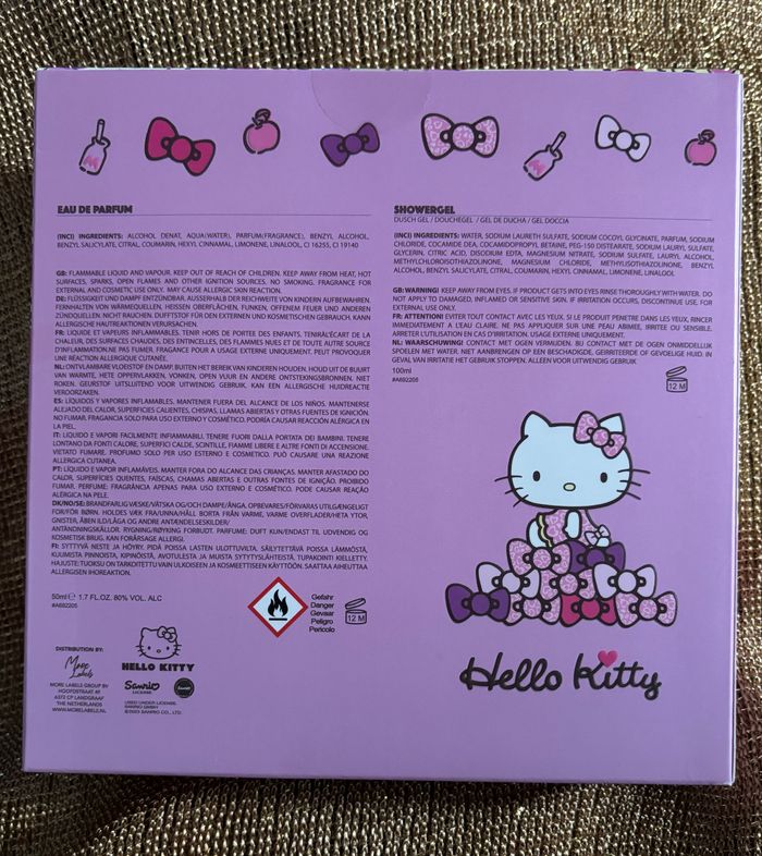 Coffret Hello Kitty eau de parfum et gel douche jeune fille - photo numéro 2