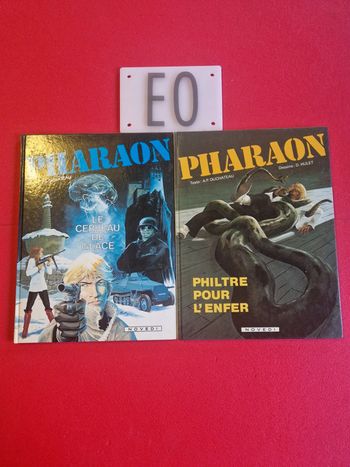 Lot de 2 bd pharaon 1 et 2,EO