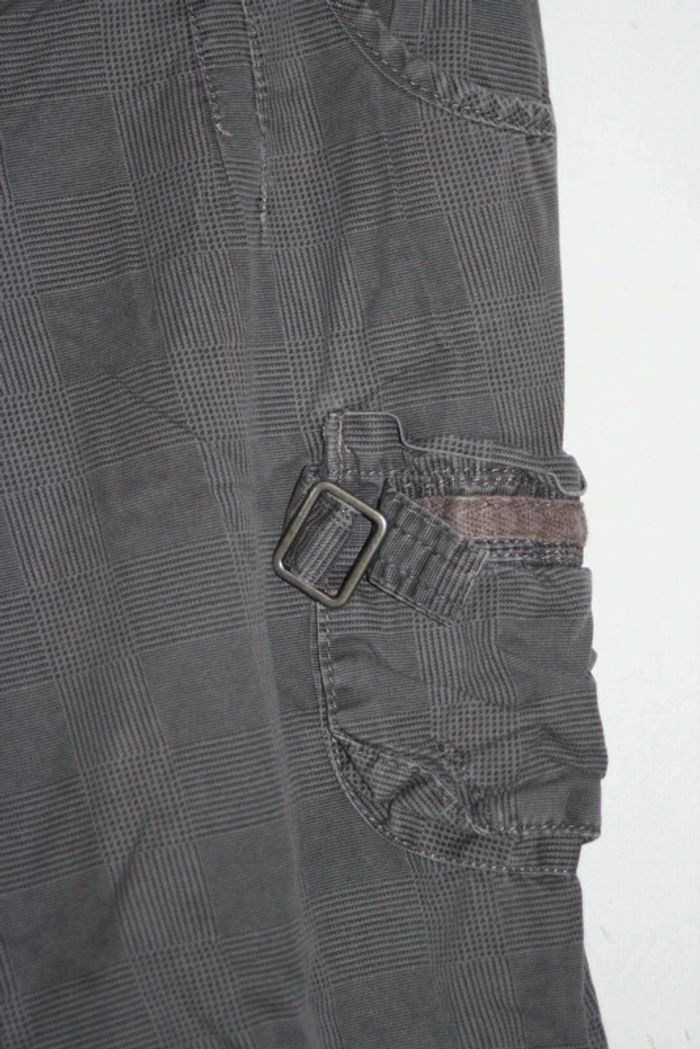 Pantalon à carreaux gris doublé Kidkanai - photo numéro 2